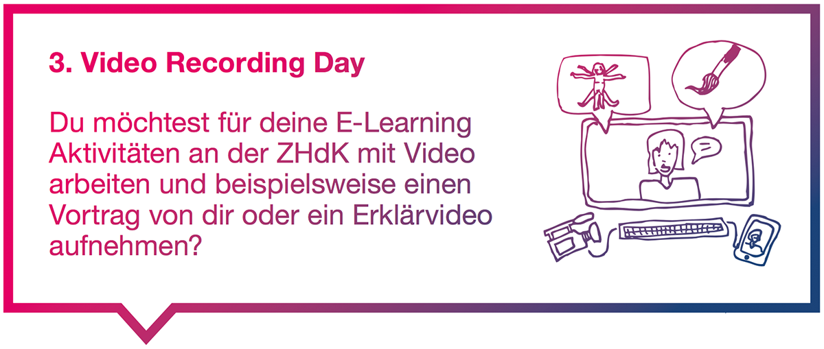 3. ZHdK Video Recording Day